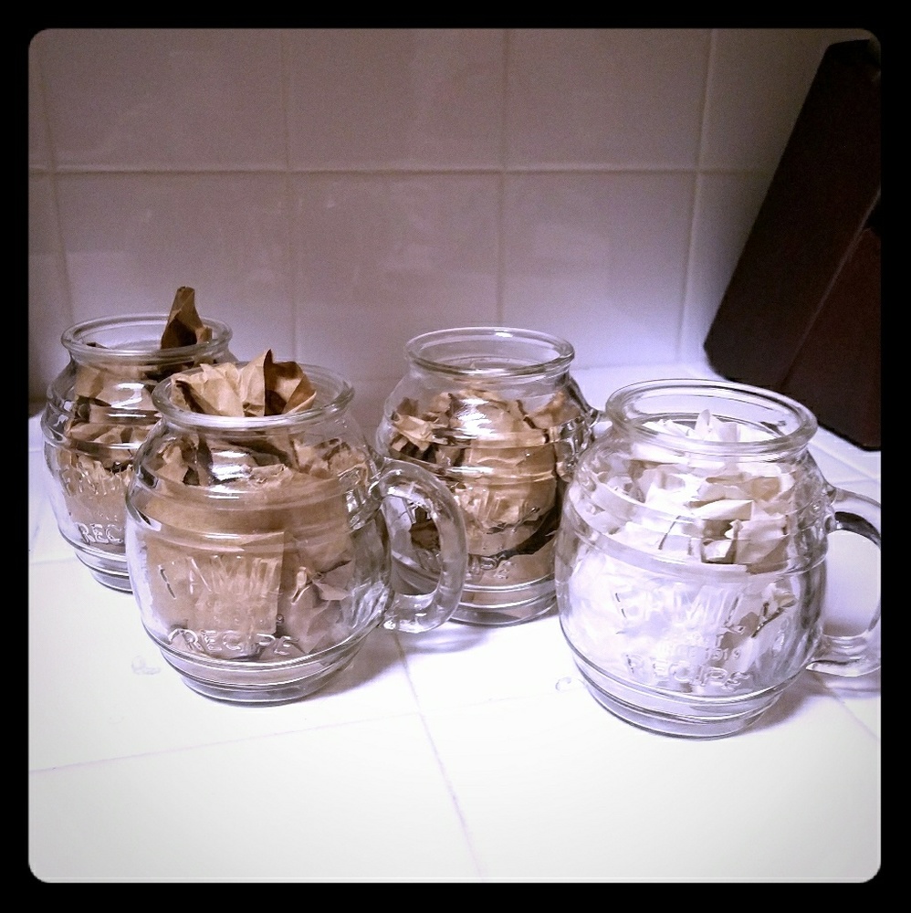 Glass jars
